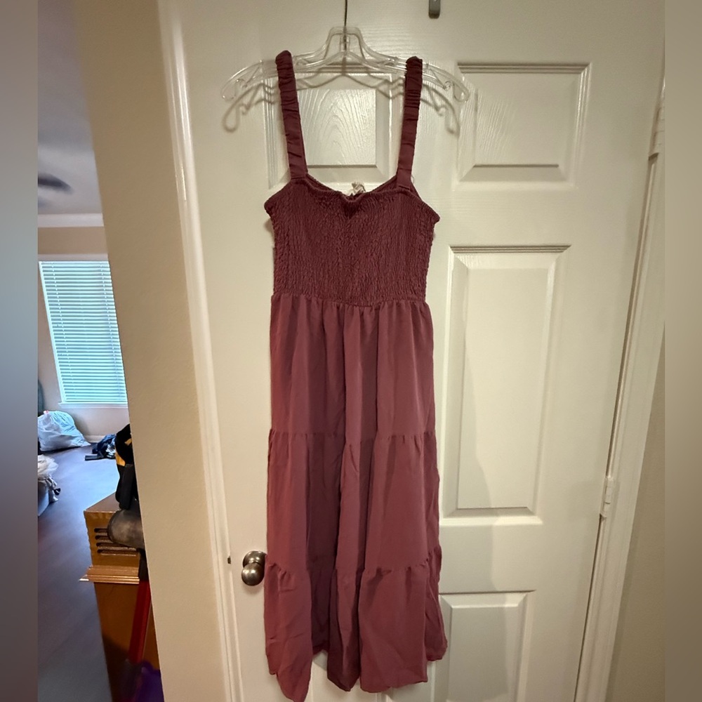 Sweet Wanderer Mauve Maxi Dress